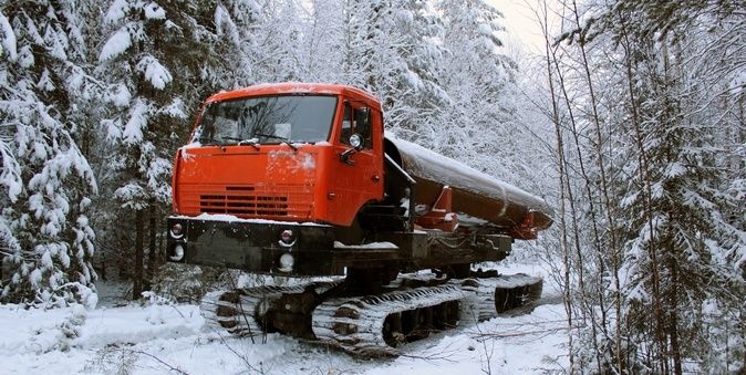 Спецтехника на службе у нефтяника